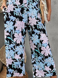 Printed Spaghetti Strap Jumpsuit with Pockets - Trendsi
