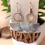 PU Semicircle Drop Earrings - Trendsi - Flyclothing LLC