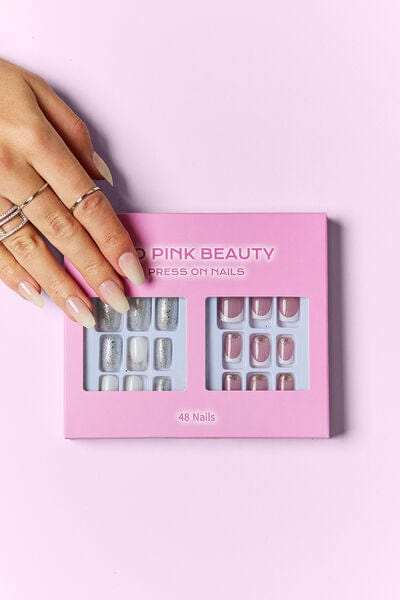 SO PINK BEAUTY Press On Nails 2 Packs - Trendsi - Flyclothing LLC
