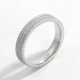 Inlaid Zircon 925 Sterling Silver Ring - Trendsi - Flyclothing LLC