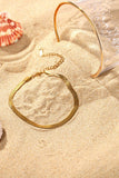 Herringbone Chain Stainless Steel Bracelet - Trendsi