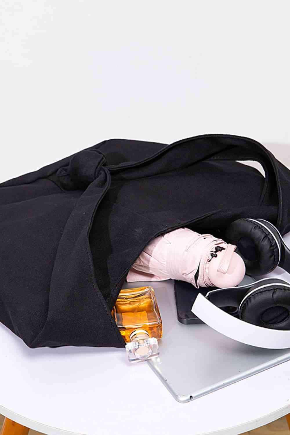 Large Canvas Crossbody Bag - Trendsi - Flyclothing LLC