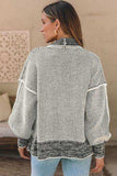 Waffle-knit Pocketed Open Front Cardigan - Trendsi - Flyclothing LLC