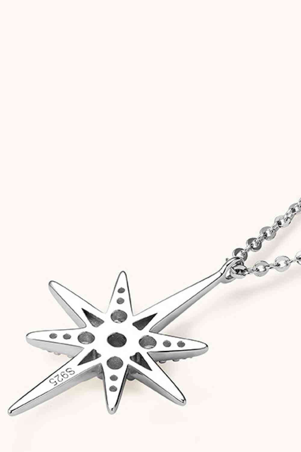 Moissanite 925 Sterling Silver Necklace - Trendsi - Flyclothing LLC