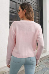 Cable-Knit Button Down Cardigan - Trendsi - Flyclothing LLC
