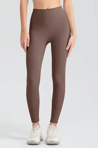 High Waist Skinny Active Pants - Trendsi - Flyclothing LLC