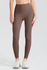 High Waist Skinny Active Pants - Trendsi - Flyclothing LLC