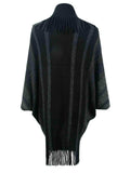 Fringe Detail Open Front Poncho - Trendsi - Flyclothing LLC