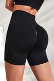 Slim Fit High Waistband Active Shorts - Trendsi - Flyclothing LLC