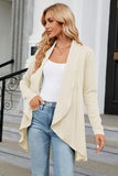 Open Front Long Sleeve Cardigan - Trendsi