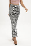 Zebra Print Straight Leg Pants - Flyclothing LLC