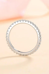 Curious Time 925 Sterling Silver Moissanite Ring - Trendsi - Flyclothing LLC