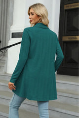 Open Front Long Sleeve Cardigan - Trendsi - Flyclothing LLC