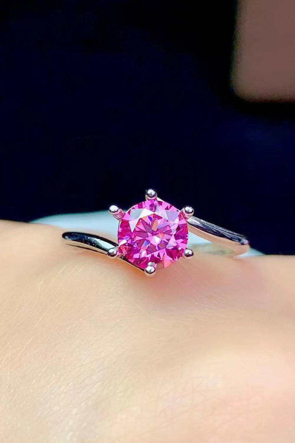 Can't Stop Your Shine 1 Carat Moissanite Ring - Trendsi - Flyclothing LLC