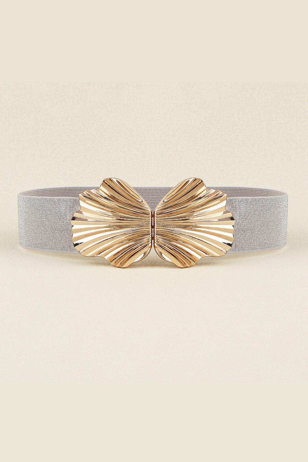 Zinc Alloy Buckle Elastic Belt - Trendsi - Flyclothing LLC