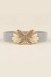 Zinc Alloy Buckle Elastic Belt - Trendsi - Flyclothing LLC