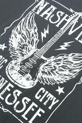 NASHVILLE MUSIC CITY TENNESSEE Graphic T-Shirt - Trendsi - Flyclothing LLC