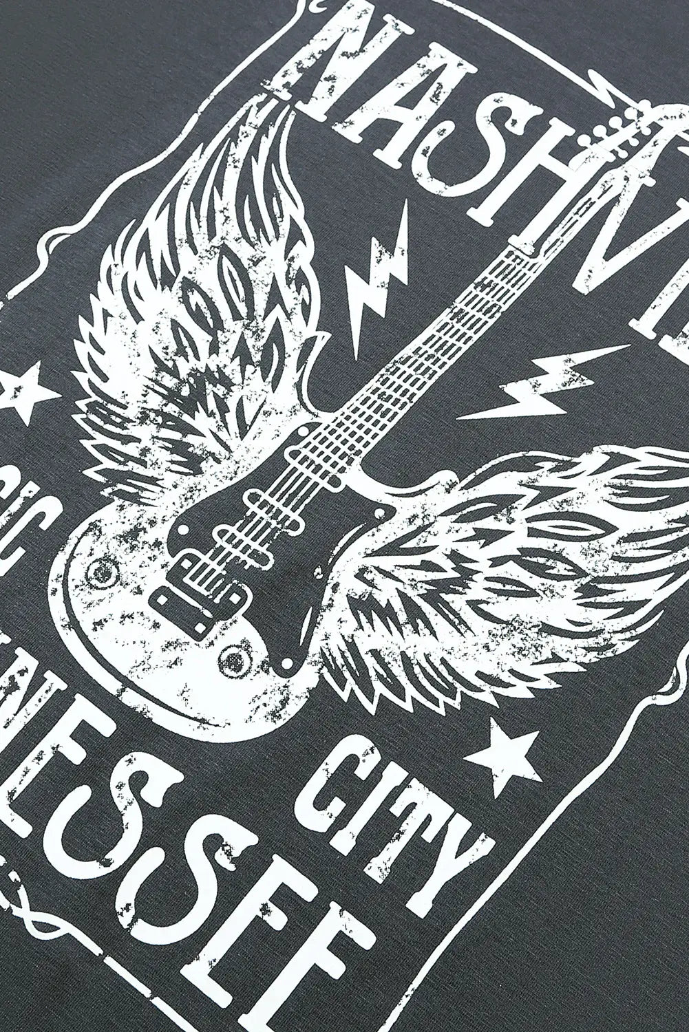 NASHVILLE MUSIC CITY TENNESSEE Graphic T-Shirt - Trendsi - Flyclothing LLC