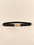 PU Elastic Skinny Belt - Trendsi