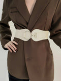 PU Elastic Wide Belt - Trendsi - Flyclothing LLC