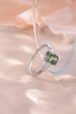 2 Carat Moissanite 925 Sterling Silver Ring - Trendsi