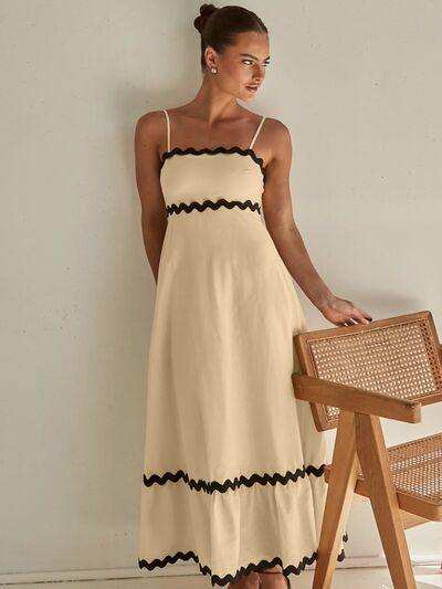 Spaghetti Strap Maxi Dress - Trendsi - Flyclothing LLC