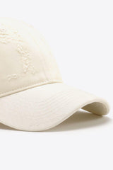 Distressed Adjustable Baseball Cap - Trendsi