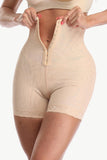 Full Size Hook-and-Eye Shaping Shorts - Trendsi