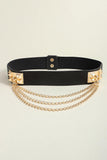 Elastic Belt with Chain - Trendsi