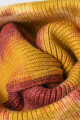 Tie-Dye Cuffed Rib-Knit Beanie Hat - Flyclothing LLC