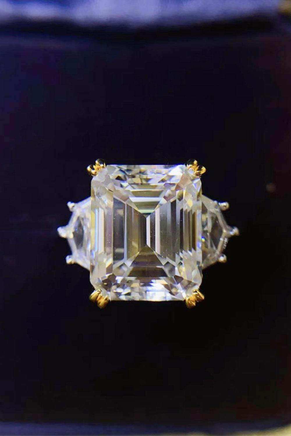 5 Carat Moissanite 925 Sterling Silver Ring - Trendsi - Flyclothing LLC