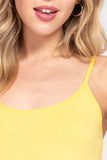 ACTIVE BASIC Adjustable Spaghetti Strap Round Neck Cami - Trendsi - Flyclothing LLC
