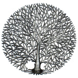 Full Branches Tree of Life Haitian Steel Drum Wall Art - Haitian Artisans