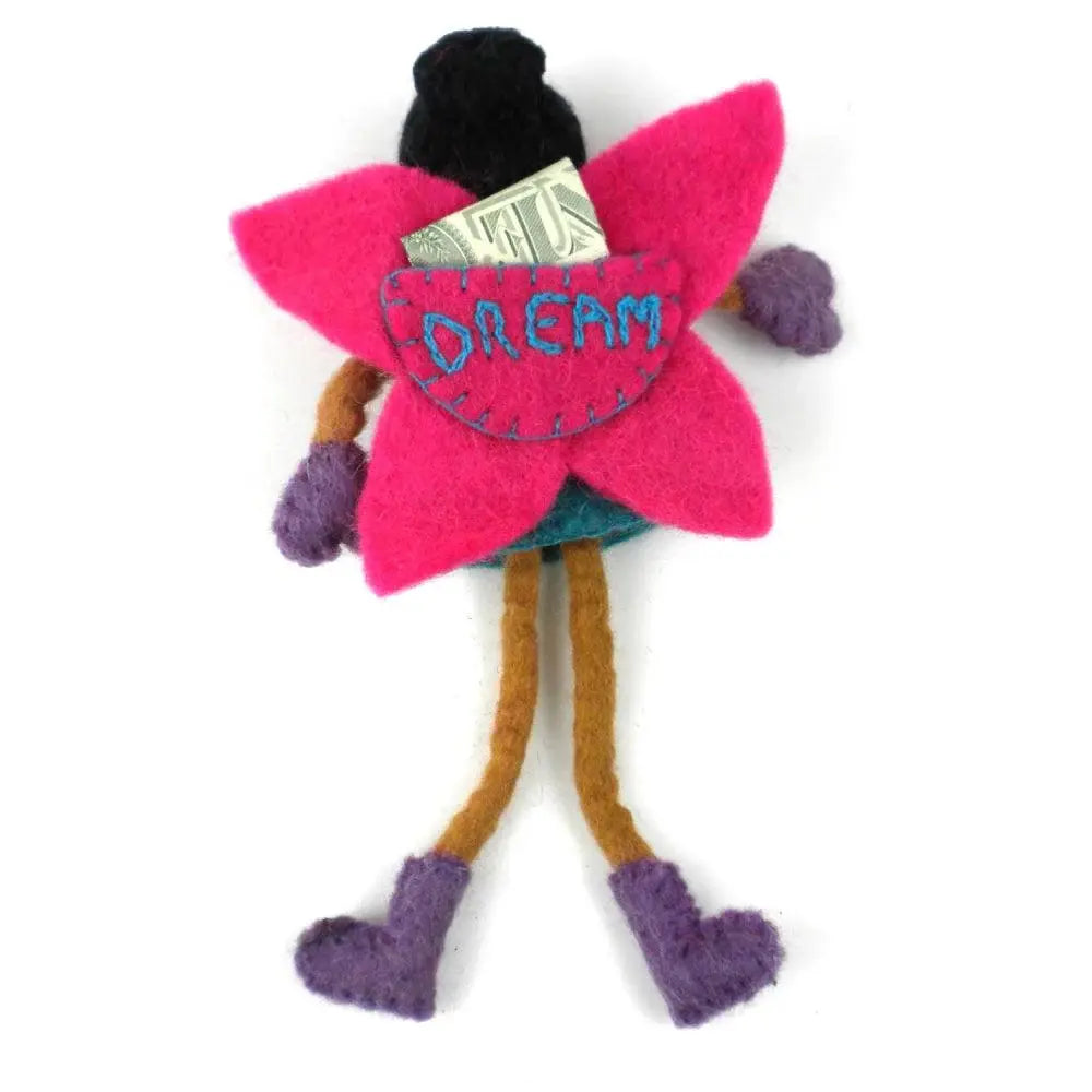 Brown Skin Tone Tooth Fairy with Black Hair - Global Groove Direct - Flyclothing LLC