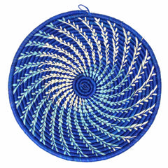 Woven Sisal Fruit Basket, Blues - Flyclothing LLC