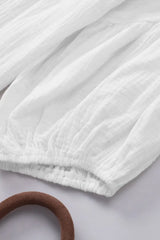 Dropped Shoulder V-Neck Blouse - Trendsi - Flyclothing LLC