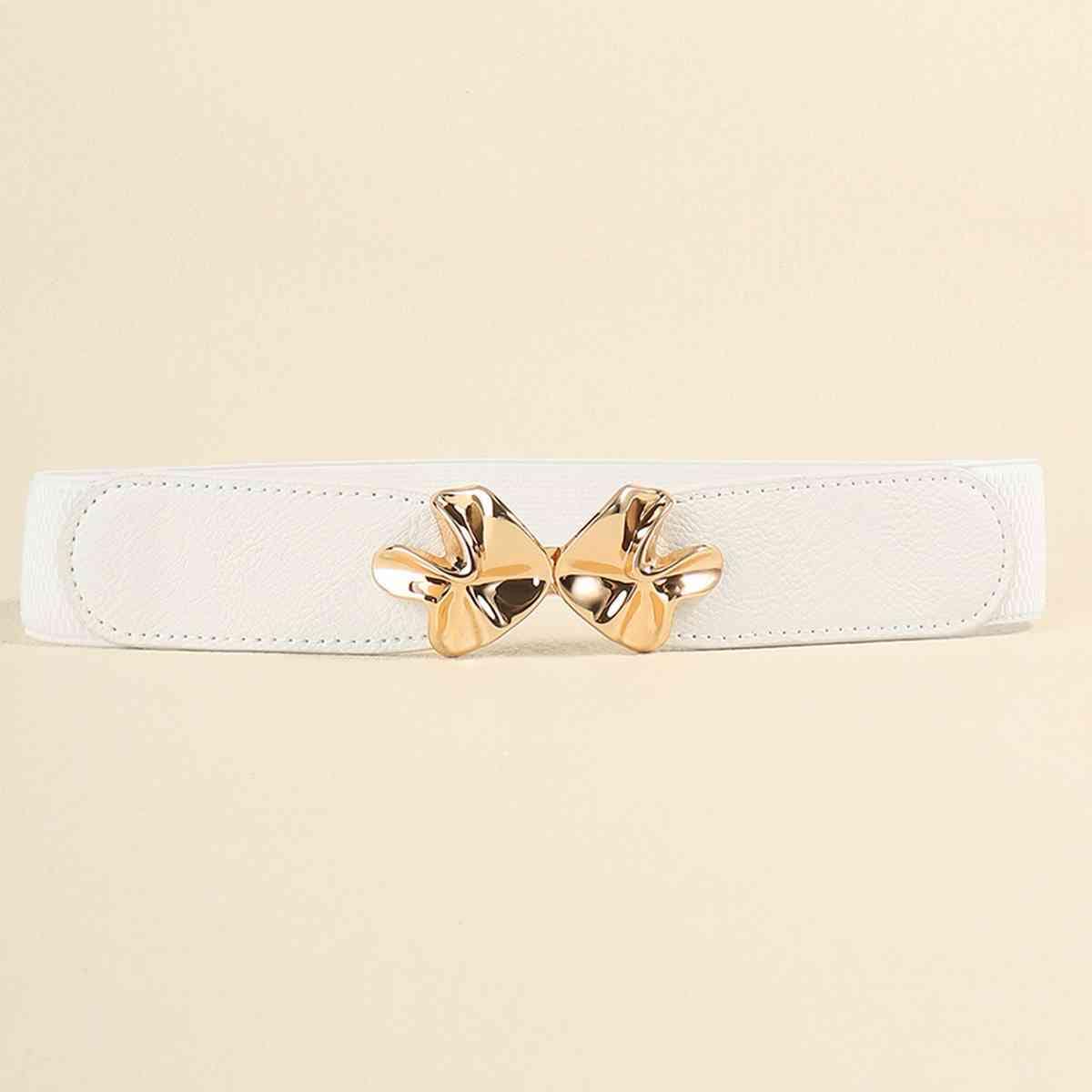 Alloy Buckle Elastic Belt - Trendsi - Flyclothing LLC