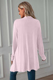 Open Front Long Sleeve Cardigan - Trendsi - Flyclothing LLC