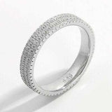 Inlaid Zircon 925 Sterling Silver Ring - Trendsi - Flyclothing LLC
