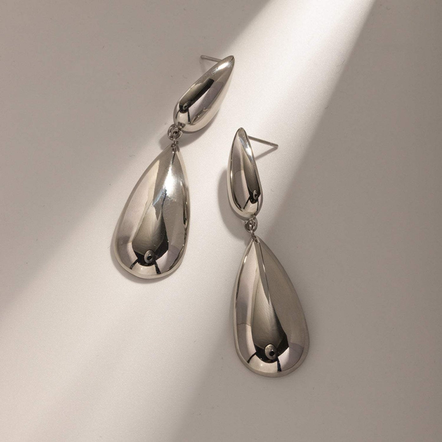 Stainless Steel Dangle Earrings - Trendsi - Flyclothing LLC