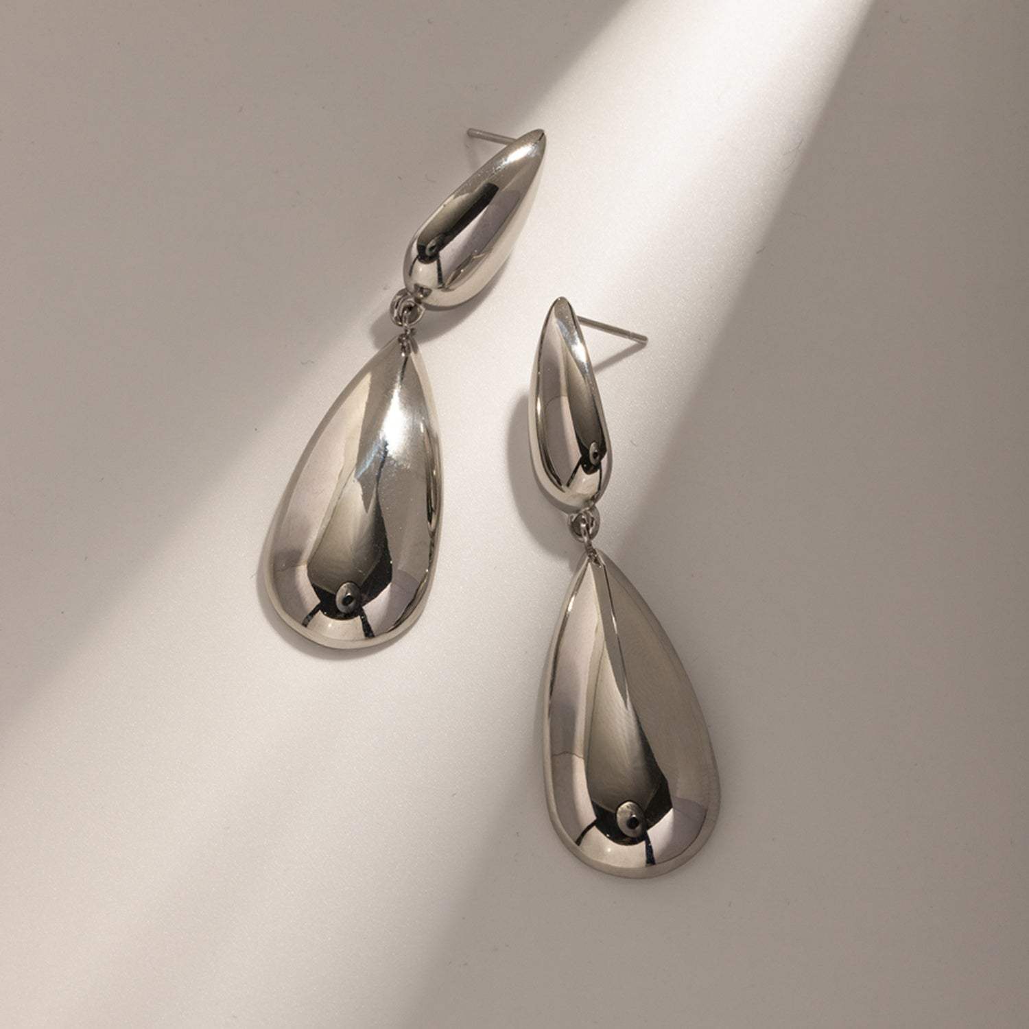 Stainless Steel Dangle Earrings - Trendsi - Flyclothing LLC