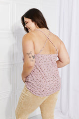 Culture Code Full Size Taste of Spring Ruffle Sleeveless Top - Trendsi