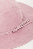 Fame Braided Faux Suede Hat - Trendsi - Flyclothing LLC
