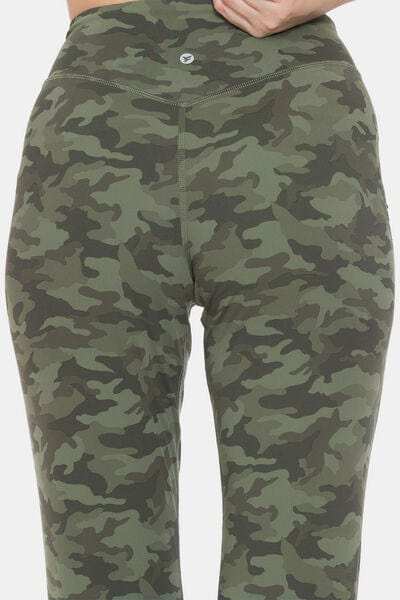 Leggings Depot Camouflage High Waist Leggings - Trendsi - Flyclothing LLC