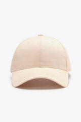 Plain Adjustable Cotton Baseball Cap - Trendsi - Flyclothing LLC