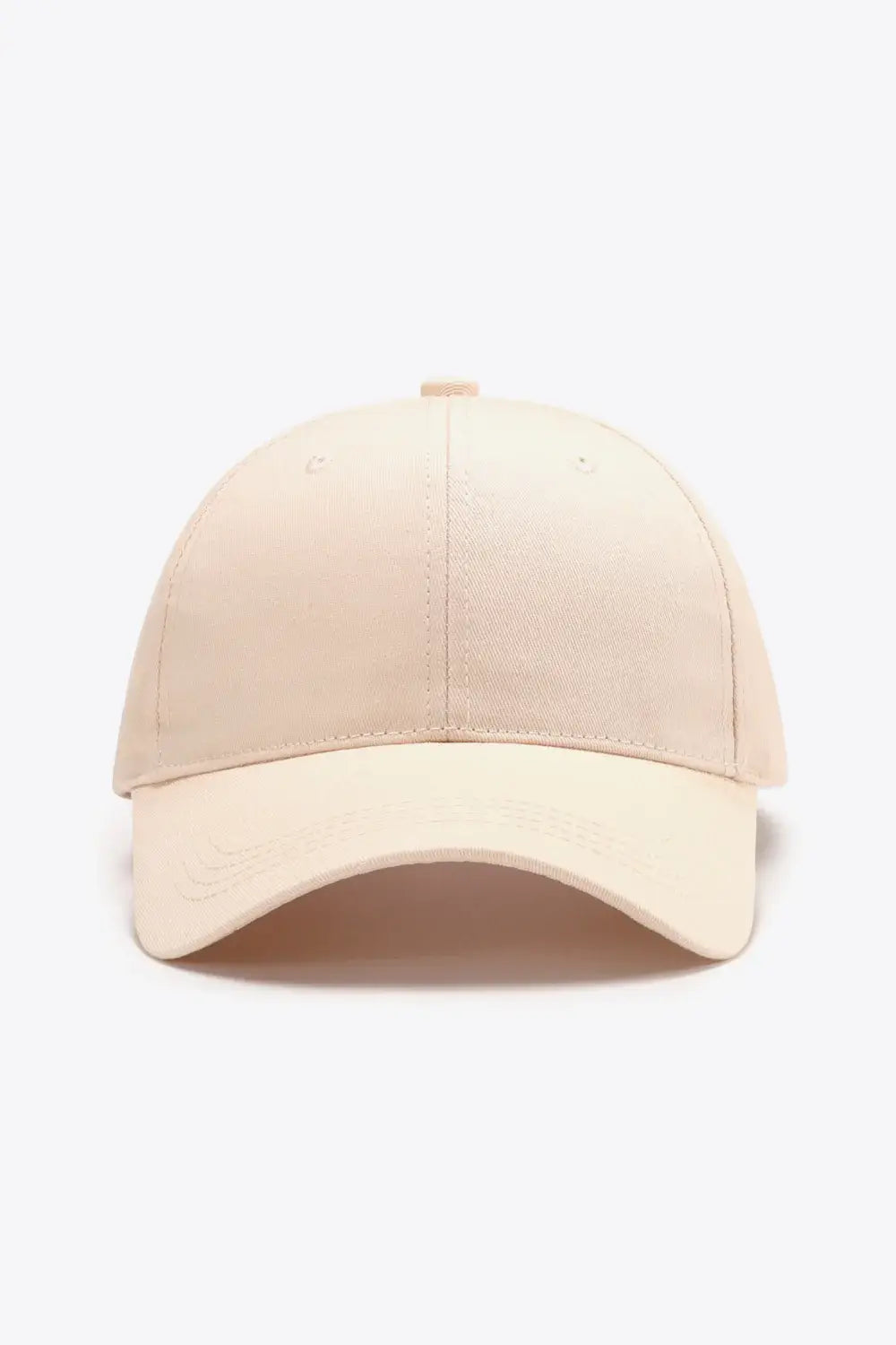 Plain Adjustable Cotton Baseball Cap - Trendsi - Flyclothing LLC