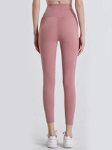 Wide Waistband Sports Leggings - Trendsi - Flyclothing LLC