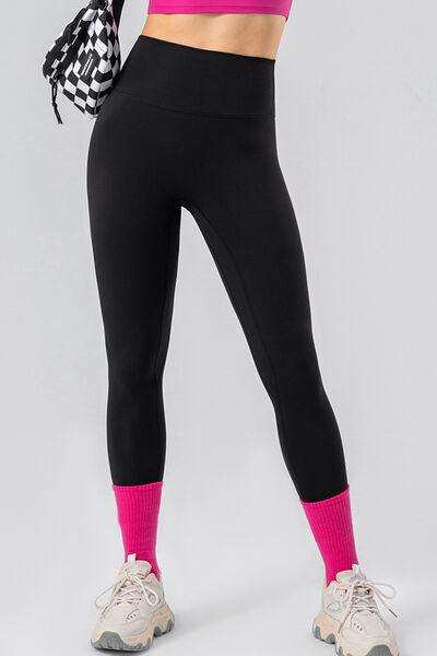 High Waist Active Leggings - Trendsi - Flyclothing LLC