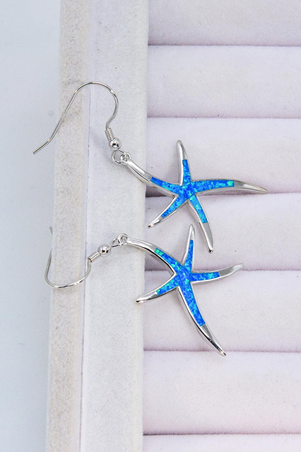Opal Starfish Drop Earrings - Flyclothing LLC