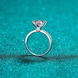 3 Carat Moissanite 925 Sterling Silver Ring - Trendsi - Flyclothing LLC